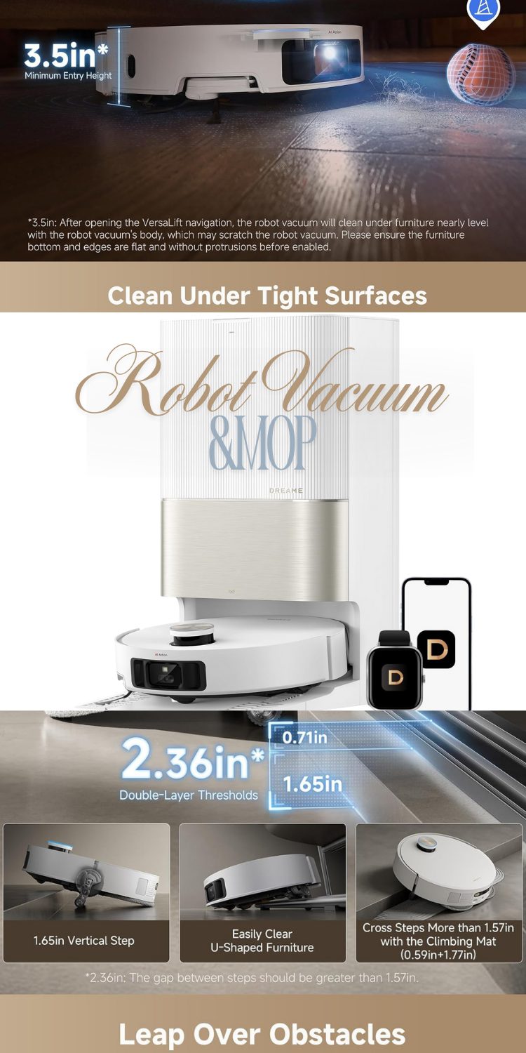 Dreame X50 Robot Vacuum and Mop