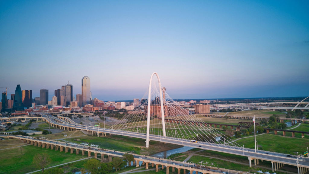 The Margaret Hunt Hill Bridge Dallas