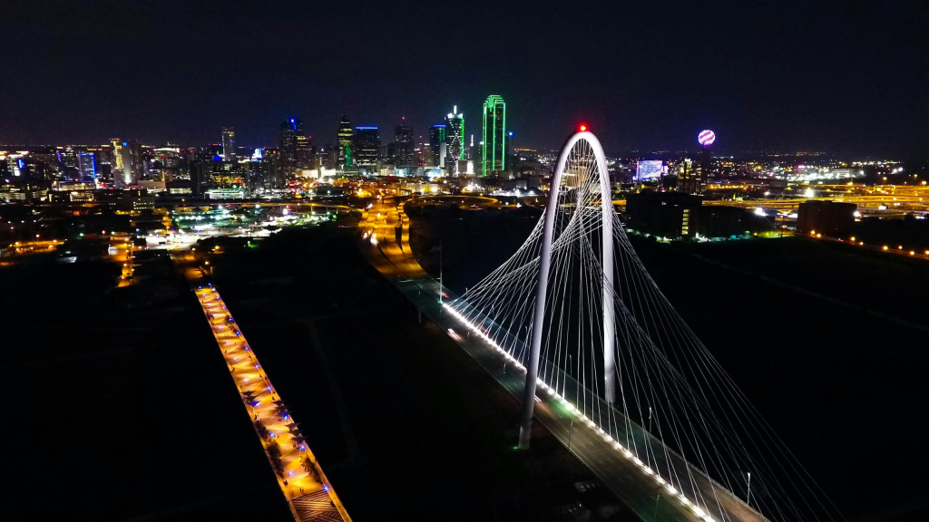 The Margaret Hunt Hill Bridge Dallas