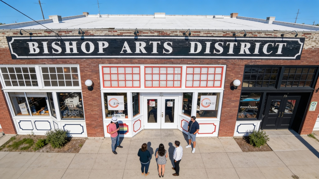 Bishop Arts District street view Dallas