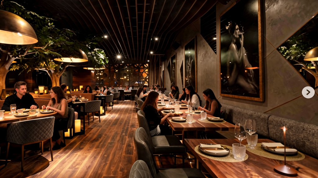 Toca Madera Dallas restaurant interior