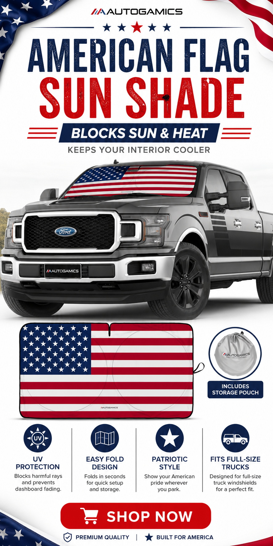 American Sun Shade Flag