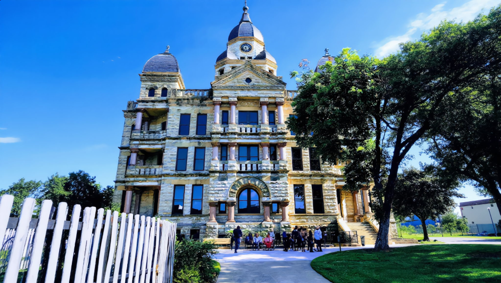 Amazing Denton Square Is Where Live Music Meets a Courthouse The 1896 courthouse at the center of Denton's downtown Square